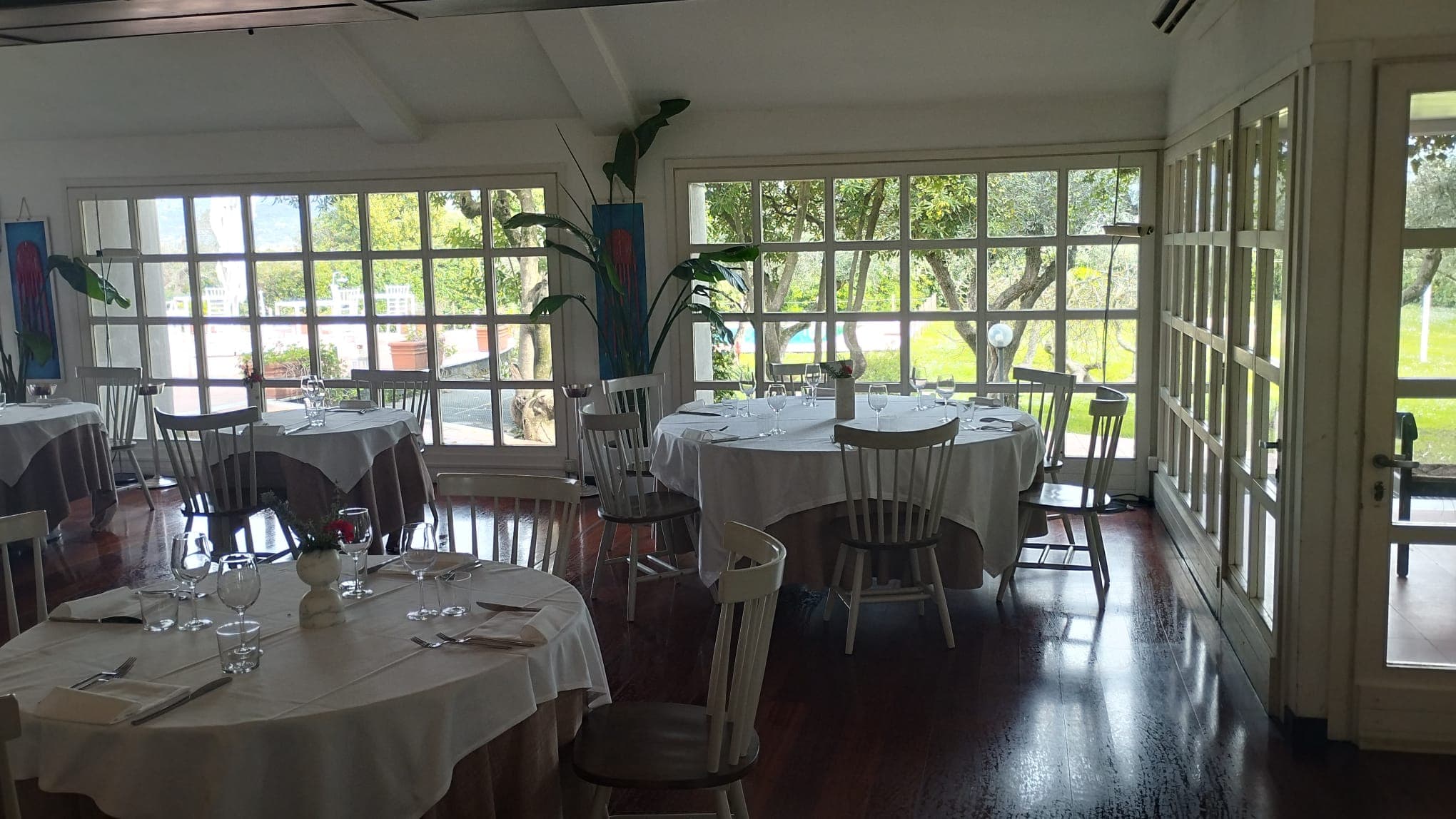 Sala elegante della Locanda dell'Angelo